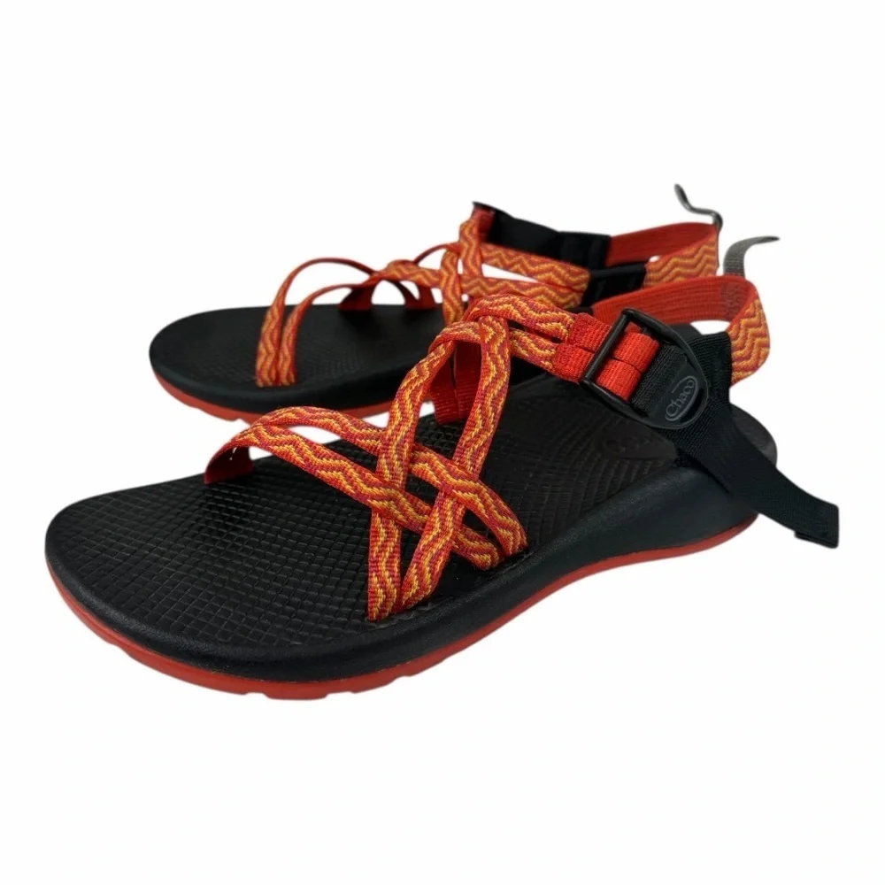 Chaco Women's ZX/2 Yampa Hiking Sandals In Orange/Yellow Women’s Size 6